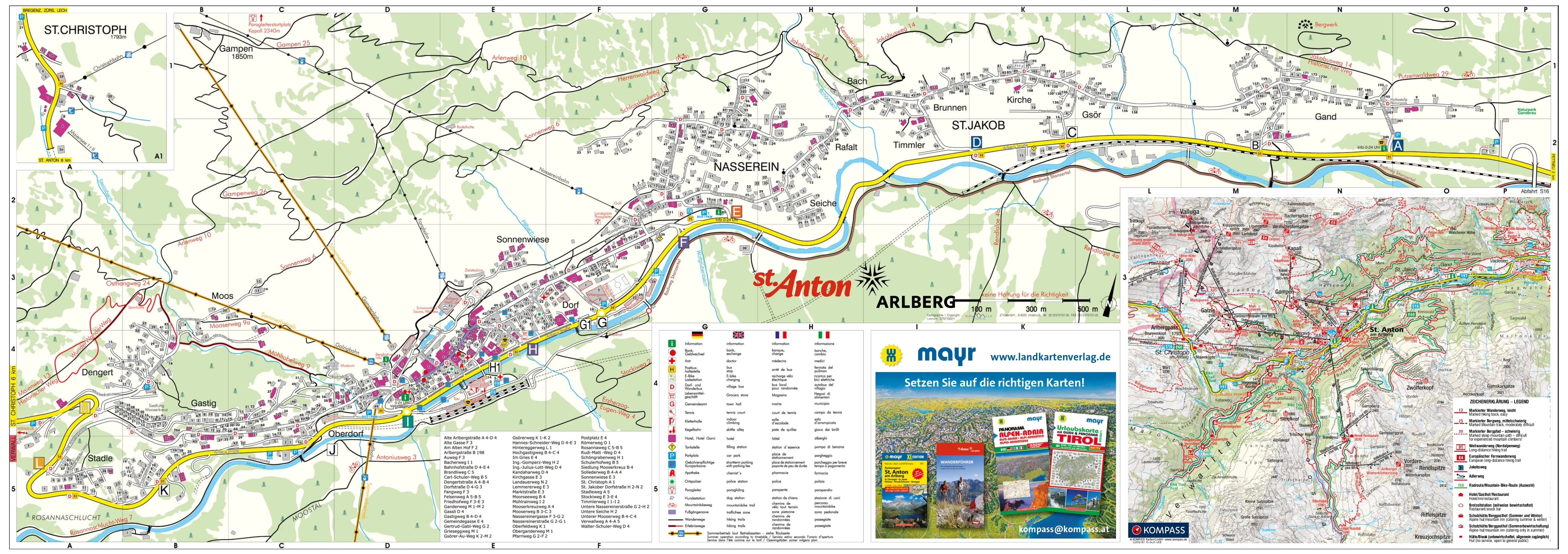 St Anton Ski Holidays Best Ski Deals 2025 2026 WeSki St Anton Town Ma 